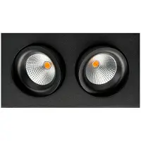 SG ARMATUREN A/S Downlight Junistar Isosafe LED 2x7W DTW sort