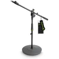 Gravity GMS2222B Short Microphone Stand with 2-Point Telescoping Boom