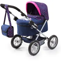 Bayer Deep dukkevogn Trendy marineblå 13054AA