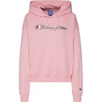 Champion Fashion Hettegenser - Rosa m. Logo - - 18-20 år - Hettegenser