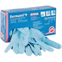 Honeywell Dermatril P handske blå str 9, 50 stk