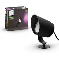 Philips Hue White and Color Ambiance Lily XL - Lyskaster - LED - 15 W (ekvivalent 80 W) - klasse G - 16 millioner farger - 2000-6500 K - svart