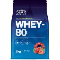 Star Nutrition Whey-80 Myseprotein 1 kg