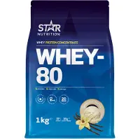 Star Nutrition Whey-80 Myseprotein 1 kg