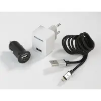 Camelion USB-lader til Lightning Apple og Micro-USB
