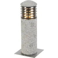 QAZQA Moderne stående utelampe granitt 40 cm - Happy
