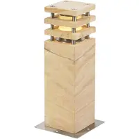 QAZQA Moderne utendørs gulvlampe sandstein 40 cm - Grumpy