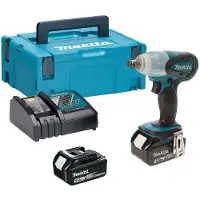 Makita DTW251RTJ, Slagtrekker, Svart, Blå, 1/2, 2100 RPM, 230 Nm, Batteri