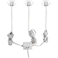 Eglo CHANGO innbyggingsspot Ø32, sett 3x1W 3x100LM IP44, hvit