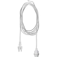 Star Micronics Oppheng for utendørs bruk 2,5 m E27 hvit