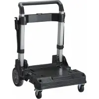 Stanley FMST1-72363, Aluminium, Plast, Transporthjulbrett, Sort, 100 kg, 4 hjul, 18 cm