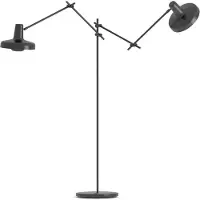 Grupa Products Arigato gulvlampe, 2 lyskilder, svart