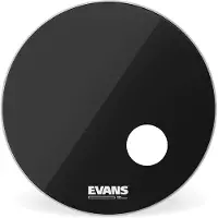 Evans EQ3 Resonant Black Bass Drum Head 24"