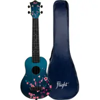 Flight TUSL-32 Travel Long Neck Soprano Ukulele Sakura
