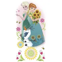 RoomMates Disney Frost veggklistremerker Anna, Elsa & Olaf