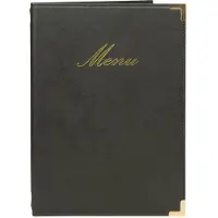 Securit MC-CRA5-BL, A5, Metall, PU plastikk, Svart, Matt, Lakk, Plastikk, Avrundede hjørner