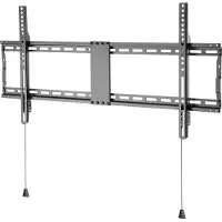 Deltaco Office ARM-0202 - Heavy Duty - brakett - sammenleggbar - for LCD TV / kurvet LCD TV - stål - matt svart - skjermstørrelse: 43-90 - veggmonterbar