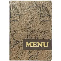 Securit MC-DRA4-PAISLEY, A4, Elastan, PU plastikk, Flerfarget, Matt, Plastikk, Avrundede hjørner