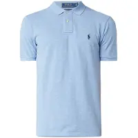 Ralph Lauren for man. 710666998007 The iconic blue pique polo shirt (S), Casual, Cotton, Short sleeve