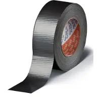 TESA lærredstape 48mx50mm sort - PRO 4662 PE48mx50mm sort, særlig høj klæbekraft