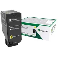 Lexmark - Gul - original - tonerpatron - for CS827de, CX827de