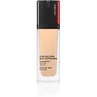 Shiseido Synchro Skin Self-Refreshing Foundation, Pumpe flaske, Væske, Linen, Universell, Fuktighetsgivende, Forfriskende, Naturlig