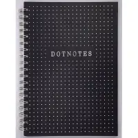 Adlibris DotNotes Spiral Svart Burde