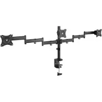 TooQ Tv/monitor-skrivebordsstativ 3 Armer 13-27´´