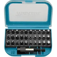 Makita P-73374 - Spissett for skrutrekker - 31 deler - torx, phillips, pozidriv - lengde: 25 mm - for DHP482RTJ