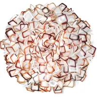 Slamp Clizia – design-vegglampe, oransje