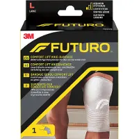 3M FUTURO 76588, Kne, Støttebandasje, L, Nylon,Polyester,Spandex, Grå, Sport
