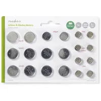 Nedis Knappcellebatteri Multipakke - CR2025 /CR2016 /CR1620/ LR43/ LR54/ LR4
