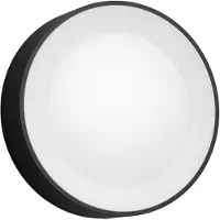 Philips Hue White and Color Ambiance Daylo - Vegglampe - LED - 15 W (ekvivalent 80 W) - 2000-6500 K - svart