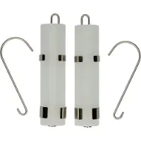 24hShop Luftfukter for radiatorer i glass og rustfritt stål - 2-pakning