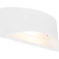 QAZQA Moderne vegglampe hvit 20 cm - Tum