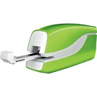 Leitz WOW 5566 - Elektrisk stiftemaskin - 10 ark / 1 mm - E1 - plast, metall - grønn