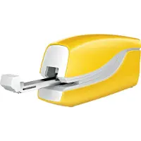 Leitz WOW 5566 - Elektrisk stiftemaskin - 10 ark / 1 mm - E1 - plast, metall - gul