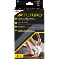 Futuro 47875, Ankel, Støttebandasje, M, Nylon, Polyester, Gummi, Spandex, Beige, Sport
