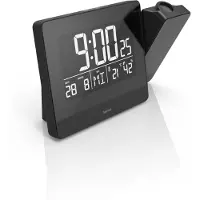 Hama Plus Charge - alarm clock - electronic - desktop - black