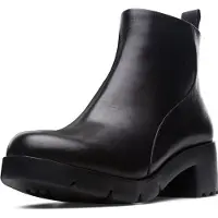 Camper for woman. K400228-004 Wanda leather ankle boots black (38), 1 to 3 cm, 3 to 5 cm, Zip, Casual