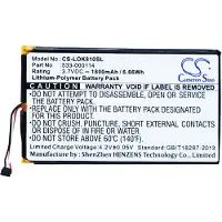 Cameron Sino Batteri for tastatur, mus for Logitech IIIuminated Keyboard K810, K810