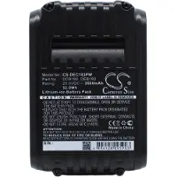Cameron Sino Batteri til elektroverktøy for DeWalt DCD740, DCD740B, DCD780 og andre.
