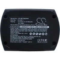Cameron Sino Batterier til elektroverktøy for Metabo BSZ9.6IM Plus, BSZ9.6, BZ9.6SP og andre