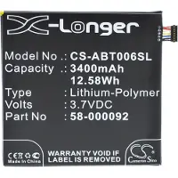 24hShop Batteri til nettbrett for Amazon Fire HD 6, ST06, Kindle Fire HD 6 og andre.