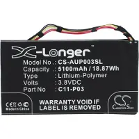 24hShop Batteri til nettbrett for Asus Padfone 2 nettbrett, Padfone 2 (A68) nettbrett