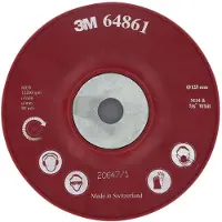 3M Bagskive Ø125-M14&5/8'' hård-g ventileret