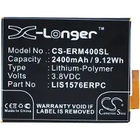 24hShop Batteri for SmartPhone, Mobil for Sony Ericsson Xperia M4, Xperia M4 Aqua Dual LTE og andre.