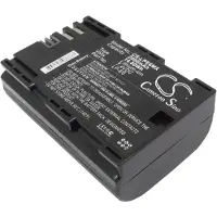 24hShop Batteri til Canon Kamera – 7,4 V 2000 mAh Li-ion med Lang Levetid