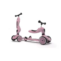 Scoot & Ride Highway Kick 1 - Rose - - OneSize - Sparkehjul