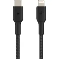 Belkin BoostCharge USB-C to Lightning Cable - Braided - 2m - Black